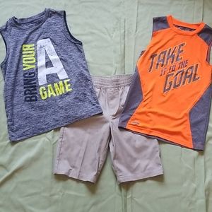 Boys Size 7 Shorts and tops